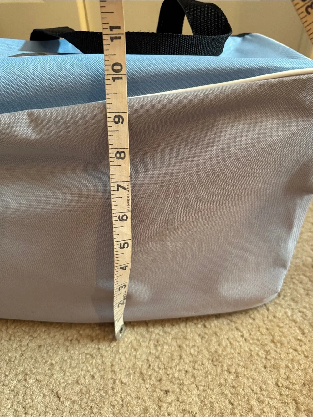 ⭐️ ADIDAS - Light Blue Duffel Bag with Black Accents